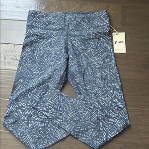 Pact Navy Geometric Leggings